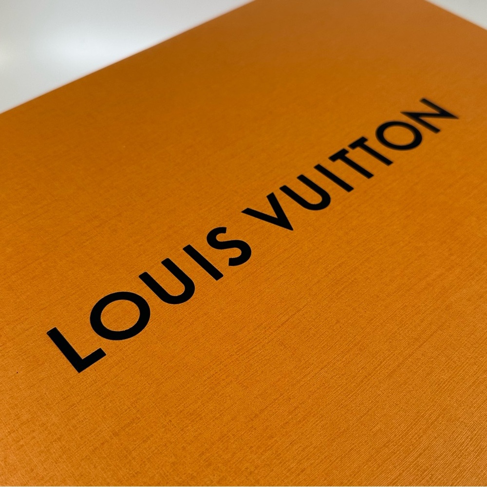 Louis Vuitton AVENUE SLINGBACK MONOGRAM MACASSAR ORANGE with Box and Dustbag - Picture 14 of 15